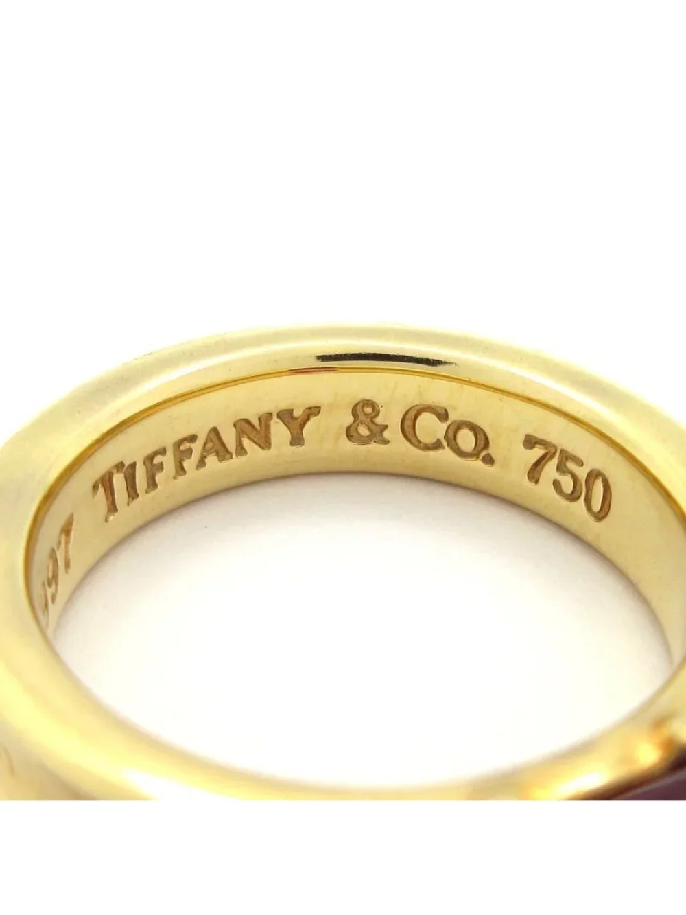 Tiffany & Co Ring Stacking 18K Yellow Gold Ruby